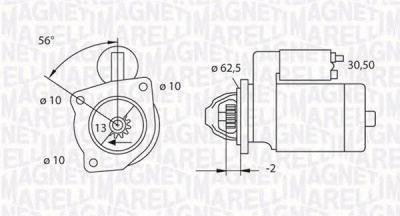 MAGNETI MARELLI 063523624010 -  Стартер